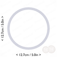 round_115mm-cm-inch-top.png Round Cookie Cutter 115mm