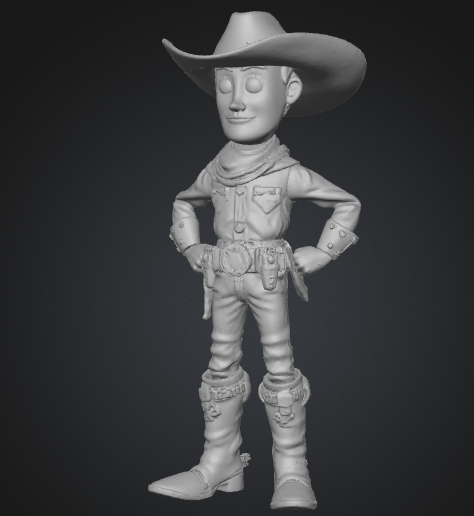 🤠 Cartoon Cowboy・Free STL File for 3D printing・Cults