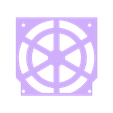 Fan_Cover-Front-120mm-Grooved.stl Proteus Solder Station - 80mm/120mm fan