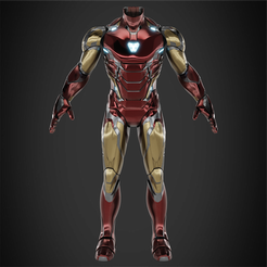 Mark85ArmorFrontal.png Archivo 3D Armadura Iron Man Mark 85 para Cosplay・Modelo para descargar e imprimir en 3D