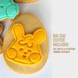 3.jpg A Bunny Bunch - 3 Easter Cookie cutter COMBO with stamp