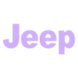 jeep logo maya snorkel (1).stl Jeep Snorkel Grill