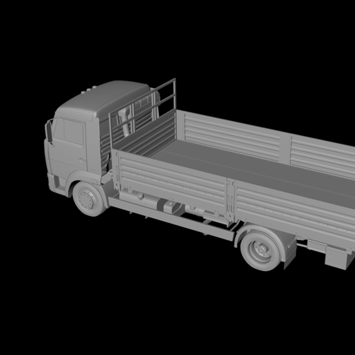 Russian KAMAZ 4308 truck digital model (1) 3D model