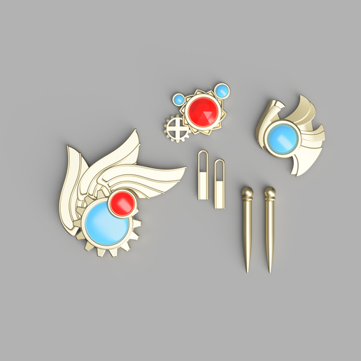 Yuffie's Wutai Pop Star Accessories