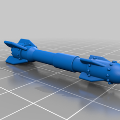 Hunter_Killer_Spare_fixed.png Download free STL file Missiles for Metal Birds • 3D printer template, DarkJeyzz