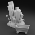 5.png Cave crystal cluster 3D print model