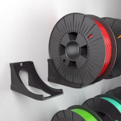 Spool-Wall-Rack_1.jpg STL file Spool Wall Rack・3D printable model to download