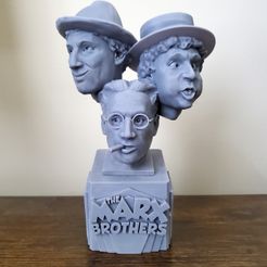 Marx-Brothers_Printed-Model-8-inches.jpg 3D-Datei Die Marx Brothers - 3D-Modell・3D-druckbare Vorlage zum herunterladen