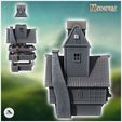 3.jpg House with large access staircase and multiple windows (31) - Medieval Middle Earth Age 28mm 15mm RPG Shire