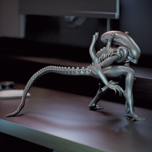 👽 Alien Xenomorph Separated by pieces - Alien Xenomorph 30cm separated ...