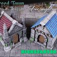 Makers_Anvil_-_Cursed_Town_-_Thingiverse_01.jpg Cursed Town - Small Houses - Free Sample