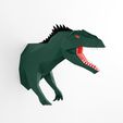 gigo-2.jpg Low Poly Giganotosaurus Trophy 3D model