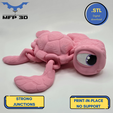 37.png ARTICULATED TURTLE MFP3D -NO SUPPORT - PRINT IN PLACE - SENSORY TOY-FIDGET