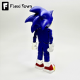 Flexi-Town-Sonic,-I5.png Flexi Sonic the Hedgehog, Sonic Universe, Articulated fidget figure, 3mf included