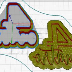 4.jpg STL file Number four cutter and marker・Design to download and 3D print, MiTresde