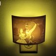 a 4c O = = Y) cg col BEAUTY AND THE BEAST NIGHT LIGHT - FOR GE COLORED NIGHT LIGHT