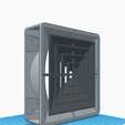 Combo_2.PNG Fichier 3D gratuit Baie de lecteur 5.25" x 4 à conduit de ventilateur 140mm/120mm avec grille d'évent carrée en option・Idée pour impression 3D à télécharger