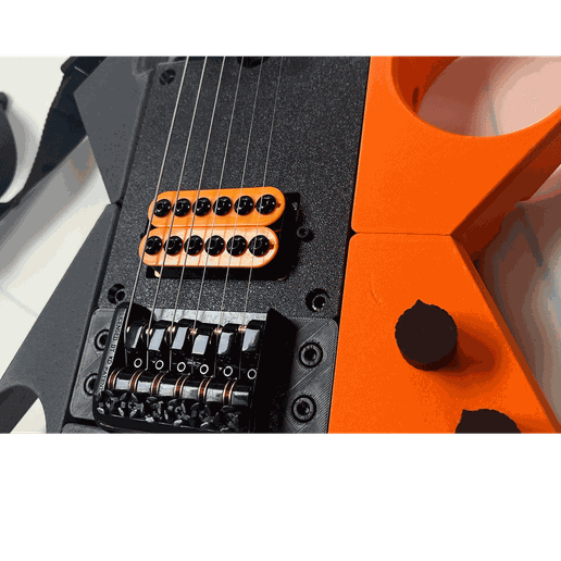 ExoGuitar - Face Plates - Single Humbucker - Bridge 3D model
