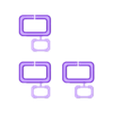 chain_w_lock_set.stl Free STL file hand cuffs・3D printing design to download