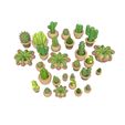 Potted-Cacti-potted-cacti.jpg STL file Smallscale cacti・3D printing model to download, BitsBlitzDesigns