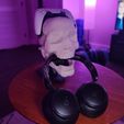 Skull_Wall_Mount_skull_controller_stand_headphone_holder-10.jpg Skull Controller Holder and Headphone Stand ||  Tabletop Decor or Wall Mounted || Regular Pattern