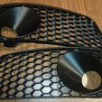 grile2.jpg Seat Leon Cupra MK1 Fog Lamp Grille  Honeycomb Grid (fits in 300mm printer)