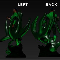 w.i.p.jpg green lantern ready for 3d printing 3D print model