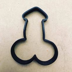 41467887_1872215876200965_1126081201707155456_n.jpg Free STL file penis cookie cutter・3D printing template to download