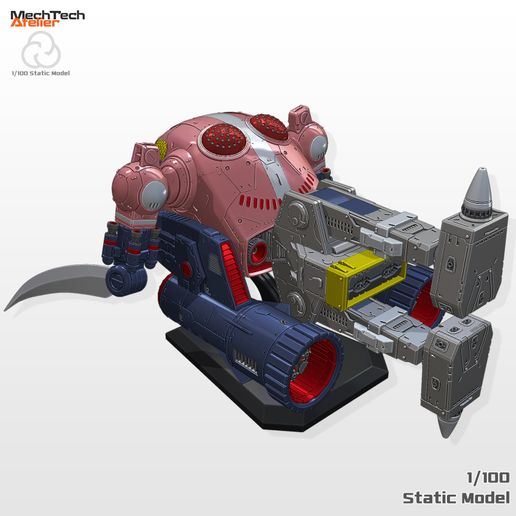 🤖 MAN-00X-2 Brawrello・ 3D File for 3D printing・Cults