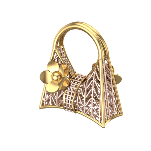 Unique Bag-Inspired Pendant Designs for Jewelry--ÇNT01-- 3D model