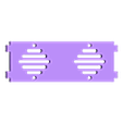 nanoraspicade-back_for_speackers.stl Raspberry Pi 1 Nano Arcade Cabinet printable on Printrbot Simple Metal (15cm x 15cm)