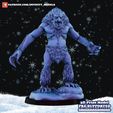 Ice_troll_render.jpg Winter Monsters - Tabletop Miniatures 3D Model Collection