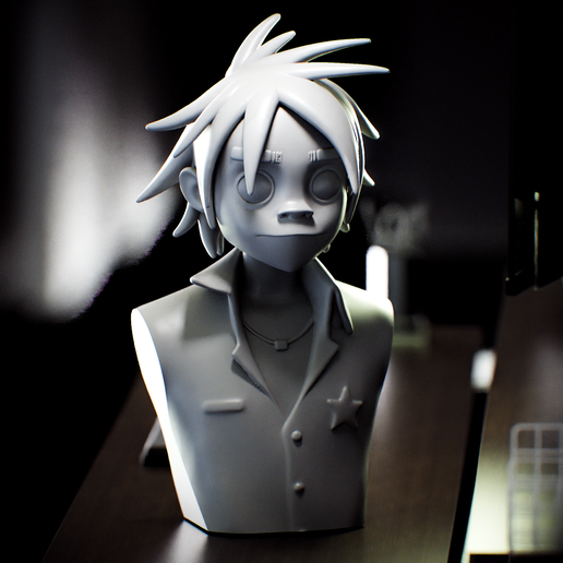 👤 Gorillaz 2D Bust superplastic - Murdoc Niccals, Noodle, Russel