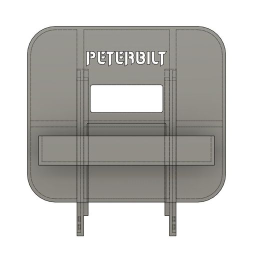 👽 1/25 Peterbilt 359 big rig headache rack・ STL File for ・Cults