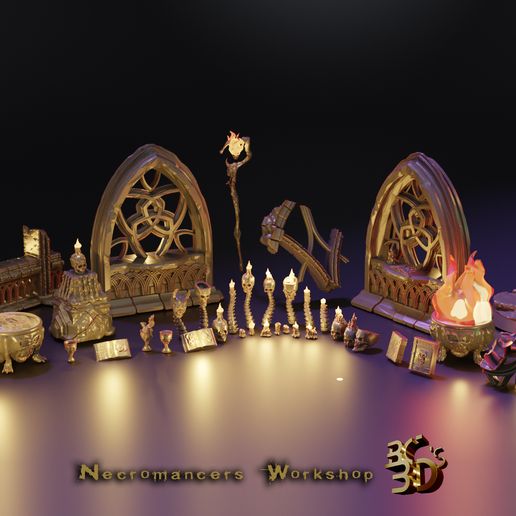 Necromancers Workshop 3D model