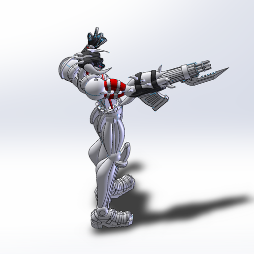 4.png 3D Grey robot