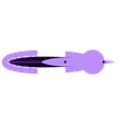 fin_bottom.stl Free STL file "Red Duck" First Take Off of a fully printed flying wing.・3D printable object to download