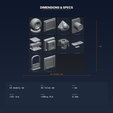 04_dimensions.png Colección de soportes Smart Home - Paquete STL de 10 modelos