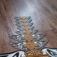 353660918_836612431370792_98854023152435923_n.jpg Harley Wings Decor / Motorcycle decor/ Man cave sign/ Cake topper/ Magnets/ Wall decor