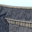 51.png Large medieval house with multi-floored thatched roof (8) - Warhammer Age of Sigmar Alkemy Lord of the Rings War of the Rose Warcrow Saga