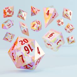 modesto-jumble-square-copy.jpg STL-Datei Dice Masters Set - 14 Formen - Modesto Schriftart - Inklusive Stützen・3D-druckbares Design zum Herunterladen