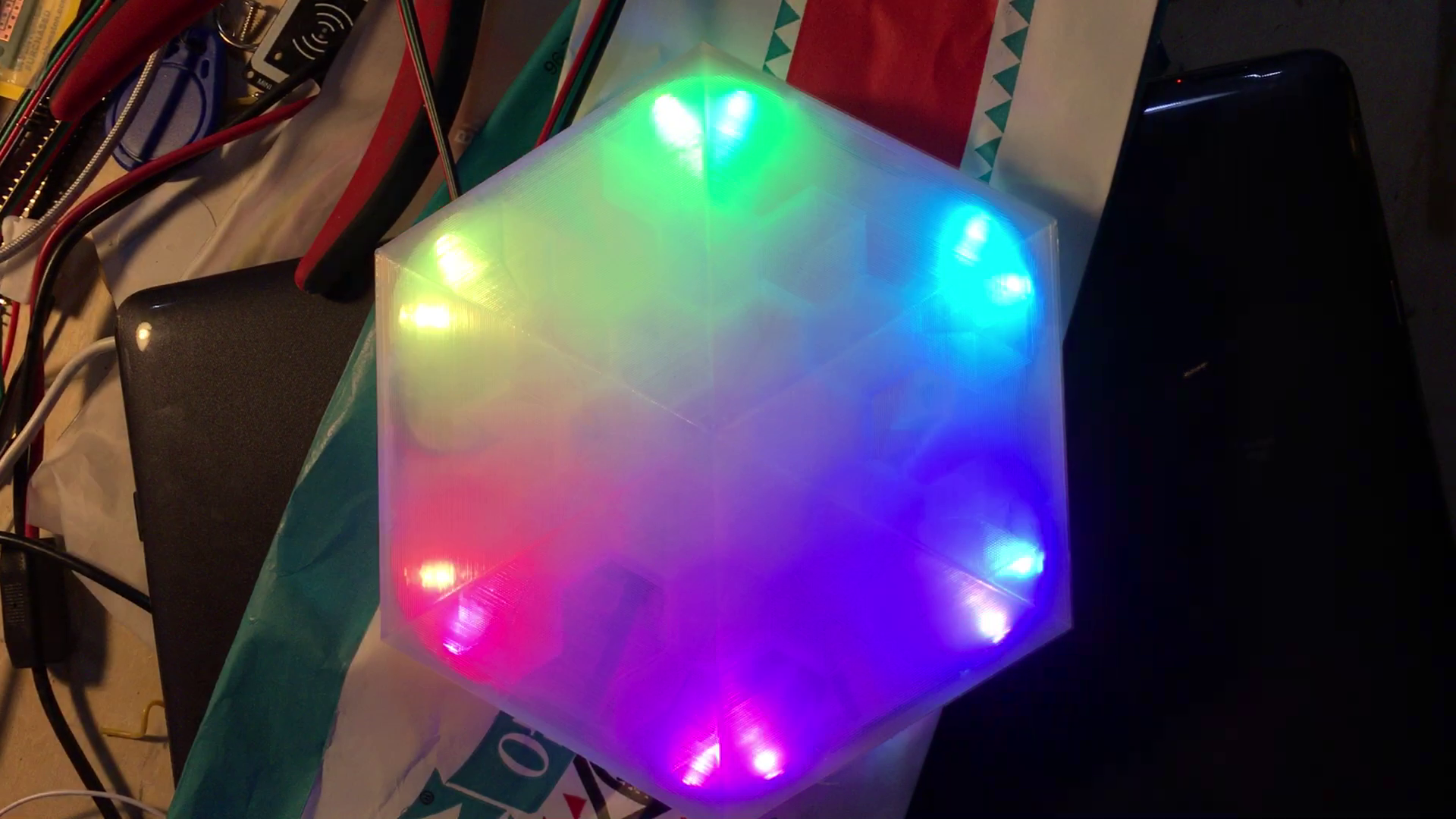 Download STL file Hexagonal LED Tiles • 3D printing object ・ Cults