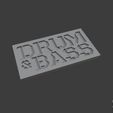 DnB.jpg Drum & Bass Plaque - Music Wall Art - Desk Art