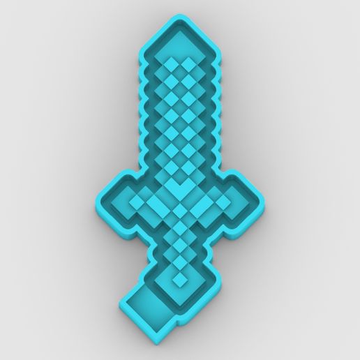 🗡️ minecraft sword - freshie mold - STL for silicone mold・ STL File for ...