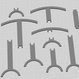 basic.png Space Robots adjustable Deepstrike measuring stick 3 inch , 6 inch, 9 inch for 32mm and 40mm bases and a universal pointy end