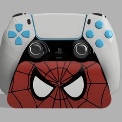 PS5-Spiderman.jpg Archivo 3D STAND PARA MANDOS PS5 SPIDERMAN・Plan de impresión en 3D para descargar
