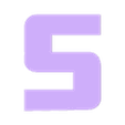 5.stl TRANSFORMERS Letters and Numbers | Logo