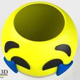 ISO5.jpg Cute Emoji pot, model 1