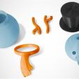 image_8K58KQ46IA.jpg Archivo STL gratuito Construir un muñeco de nieve・Idea de impresión 3D para descargar
