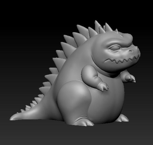 STL file Mini Godzilla 👶 ・3D printer model to download・Cults